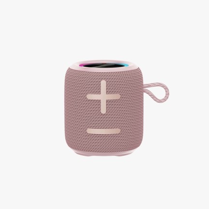 Pink waterproof Bluetooth home speaker