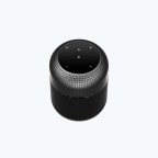 Black surround sound bluetooth home speaker