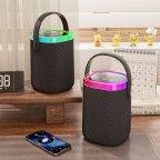 Colorful LED light portable bluetooth home speaker