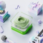 Mini camera-shaped Bluetooth home speaker