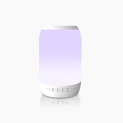 Color LED light stereo bluetooth home speaker