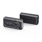 Mechanical wind solar charging home speaker