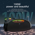 100W Outdoor Portable Waterproof Bluetooth Speaker