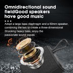 Woven mesh portable waterproof Bluetooth speaker