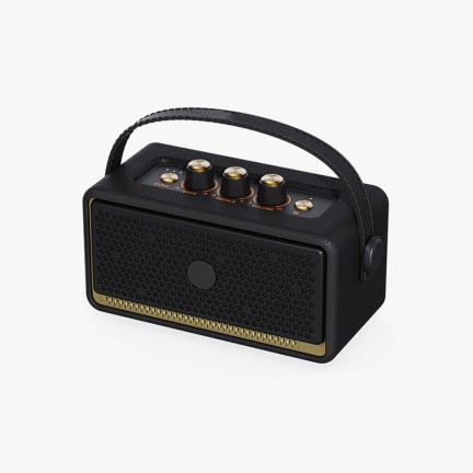 High-end textured Bluetooth retro speakers