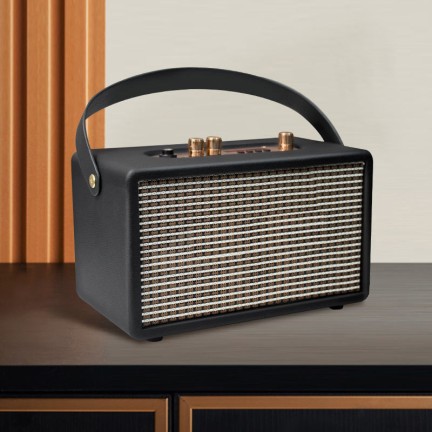 Stereo wireless Bluetooth retro speakers