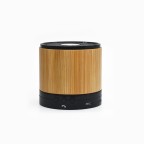 Wooden cylindrical Bluetooth retro speaker