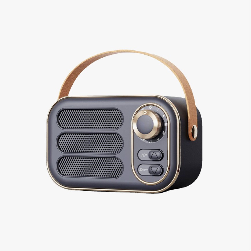 Mini portable wireless Bluetooth retro speaker