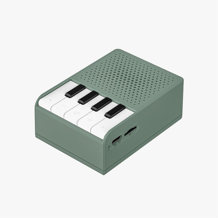 Piano-shaped stereo Bluetooth retro speaker