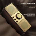 HIFI stereo wireless Bluetooth retro speaker