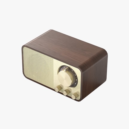 Wood grain texture wireless Bluetooth retro speaker