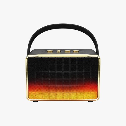Trendy RGB light Bluetooth retro speaker