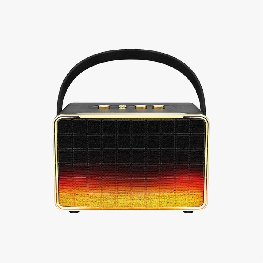 Trendy RGB light Bluetooth retro speaker