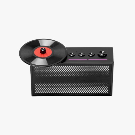Black HIFI sound quality Bluetooth retro speaker