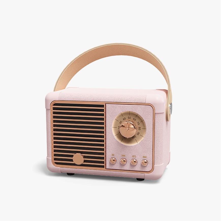 Creative mini wireless Bluetooth retro speaker
