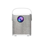 Portable white home smart projector
