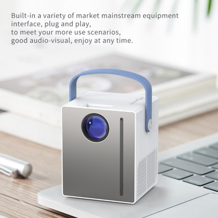 New portable HD mini home smart projector