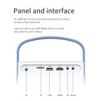 New portable HD mini home smart projector