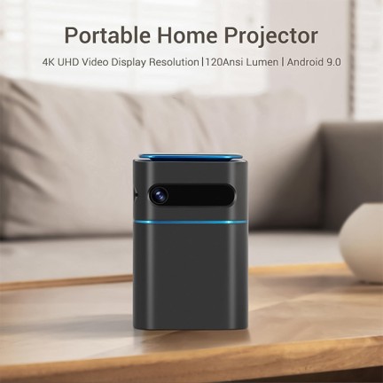 Home black mini non-slip smart projector