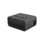 Simple black portable smart projector