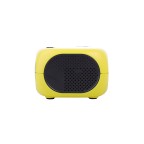 Yellow compact portable home smart projector