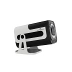 Short-throw automatic keystone correction smart projector