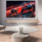 Simple autofocus portable smart projector