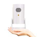 White rotatable and adjustable smart projector