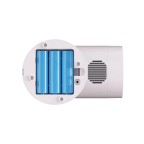 White rotatable and adjustable smart projector