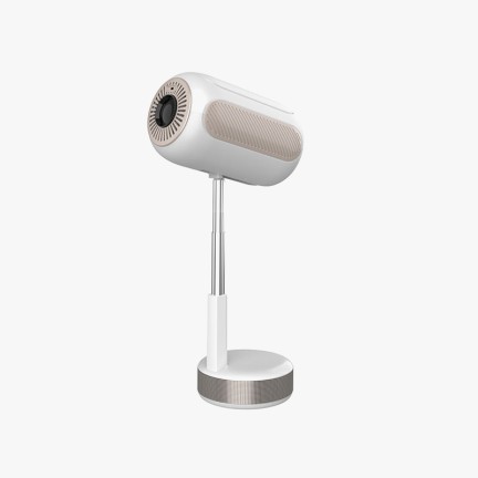 Rotatable pan-tilt stereo smart projector