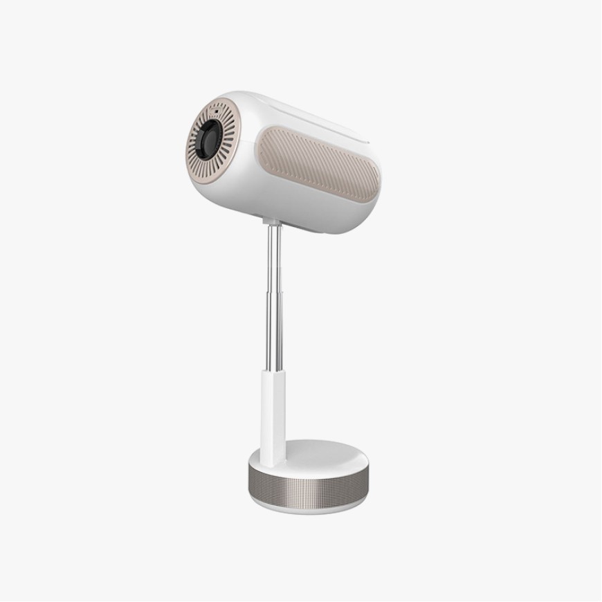 Rotatable pan-tilt stereo smart projector