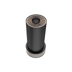 Black rotatable pan-tilt home smart projector