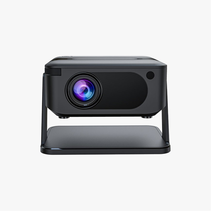 Manual focus smart projector with stand