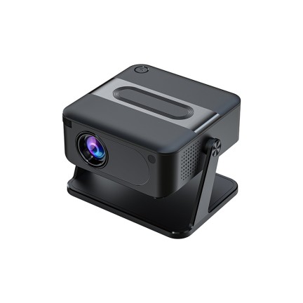 Manual focus smart projector with stand