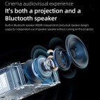 HiFi sound quality low noise smart projector