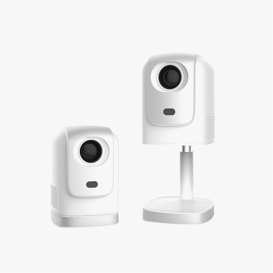 Hidden adjustable stand smart projector