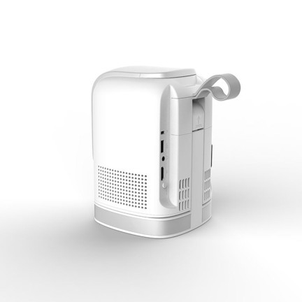 Hidden adjustable stand smart projector