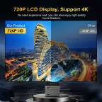 Rectangular electric focus smart projector