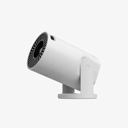 Adjustable angle silent smart projector