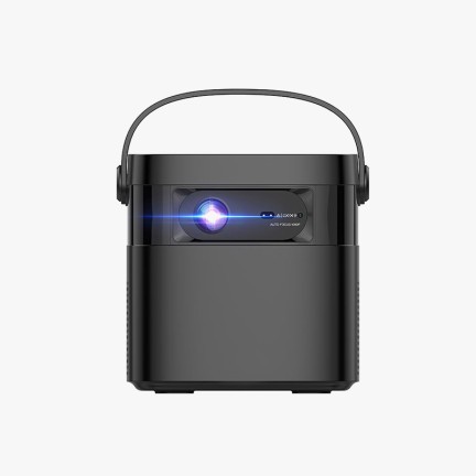 Rechargeable smart short-throw projector