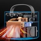 Rechargeable smart short-throw projector