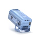 Blue adjustable angle smart projector