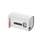 White stereo smart short throw projector